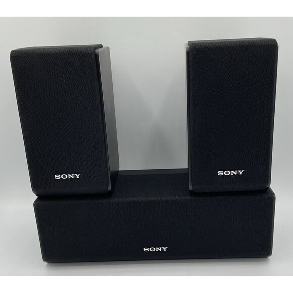 SONY SS-SRP1200 x2 and SS-CNP1200 Center Channel Speaker ~ 3 Speaker Set. Tested - Picture 2 of 12
